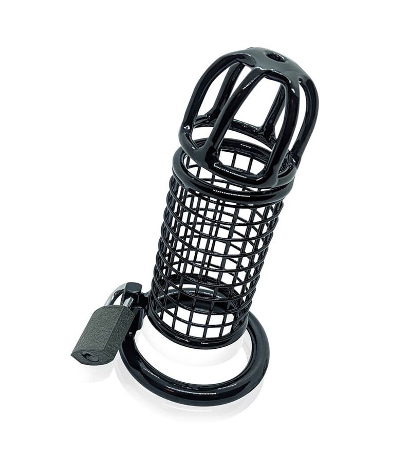 Black Matrix Cock Cage