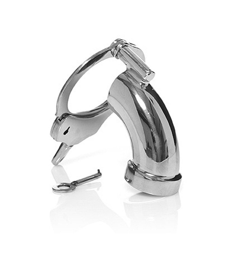 Chastity Cage with Cuff Open 