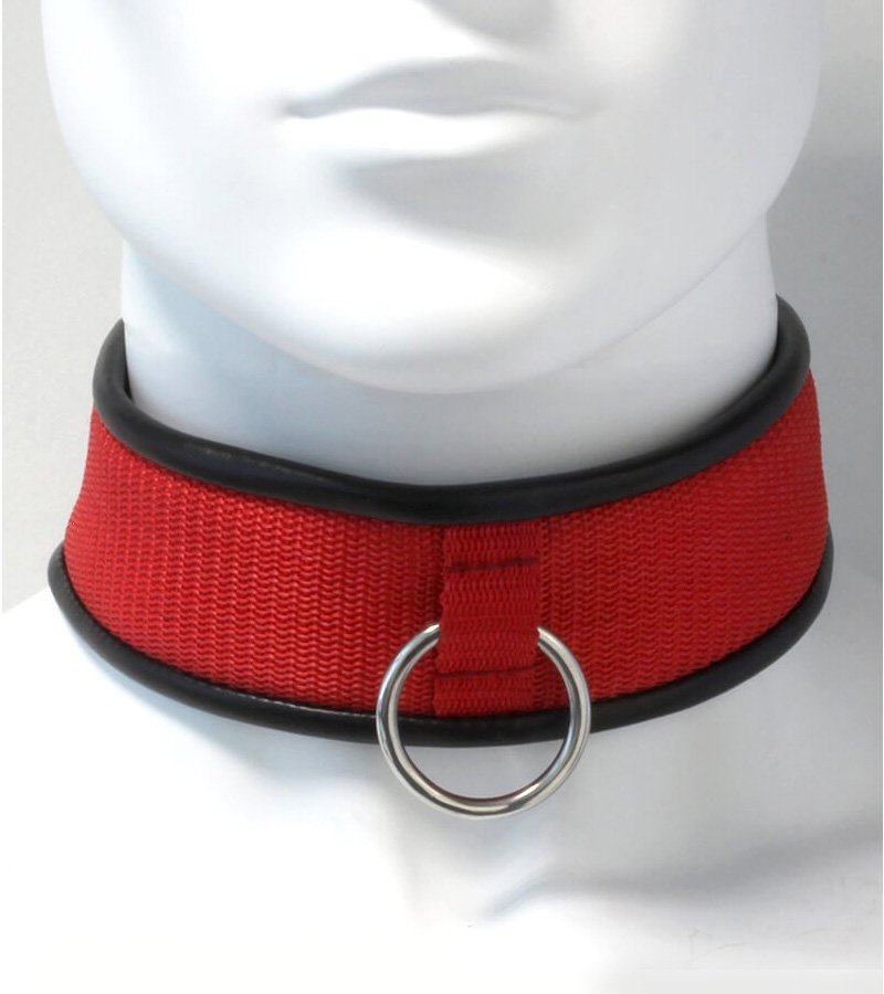 Deluxe Collar RED Single Ring