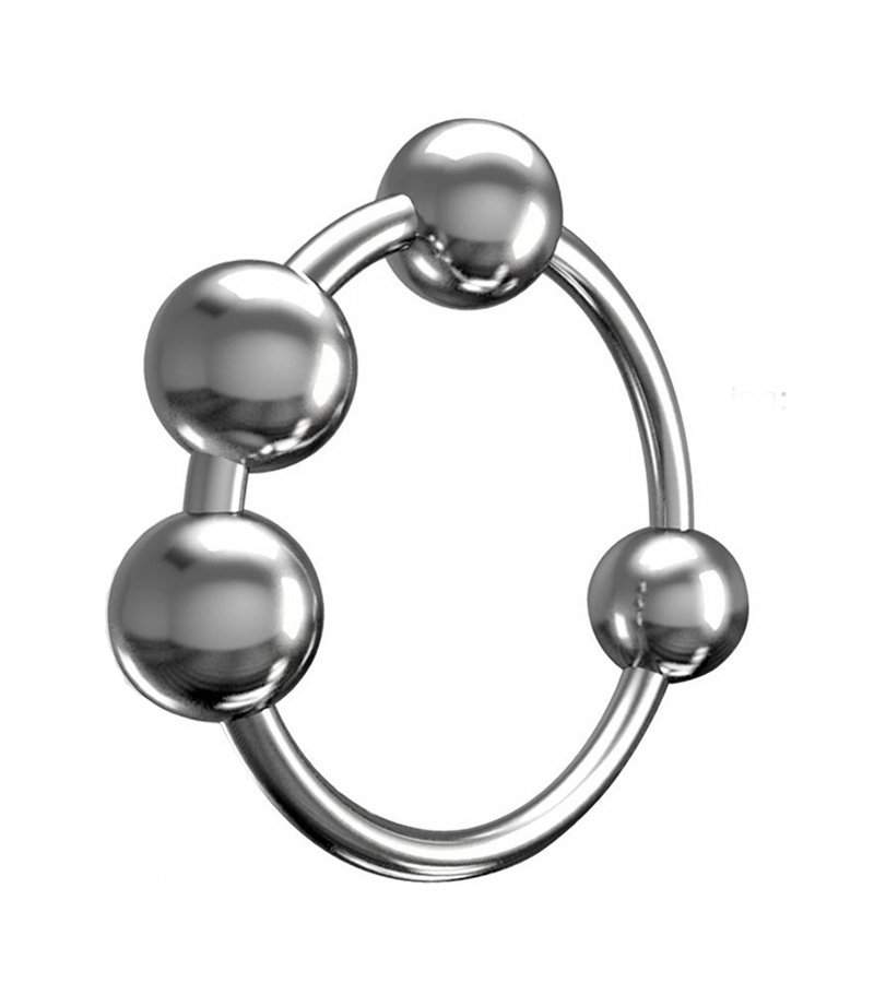 Head Glans Ring with 4 Balls