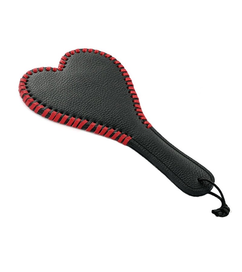 Heavy Heart Leather Paddle