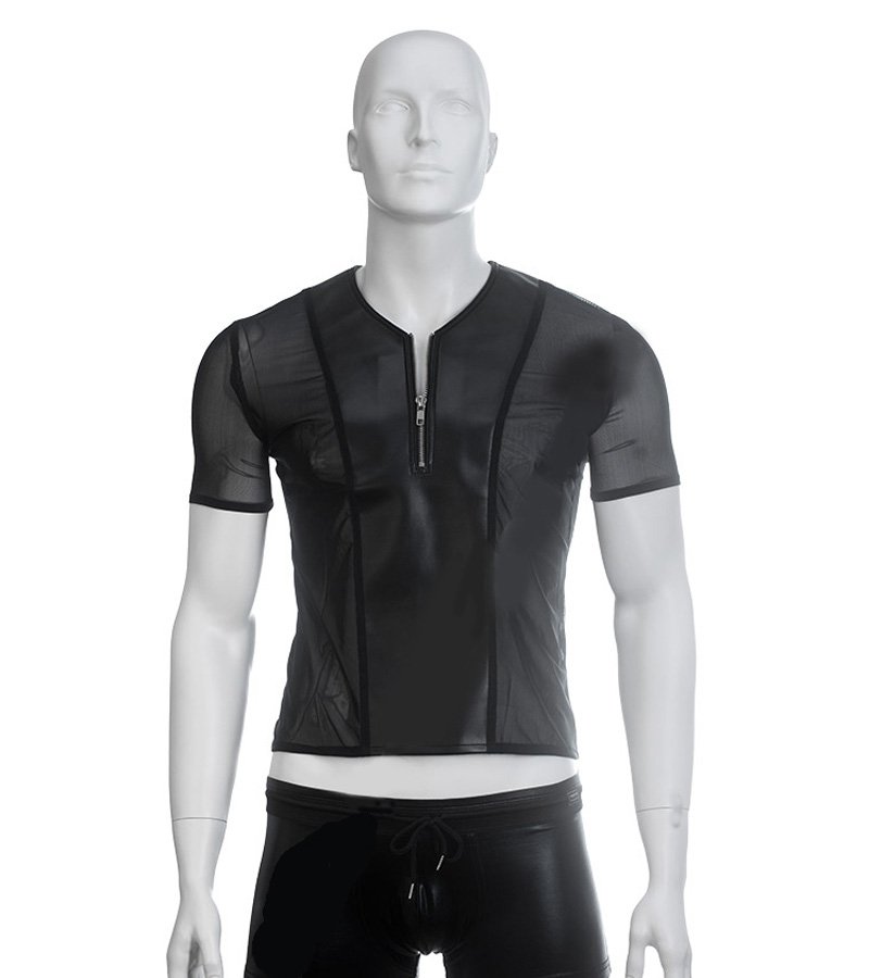 Hip Hop- Leather Shirt 