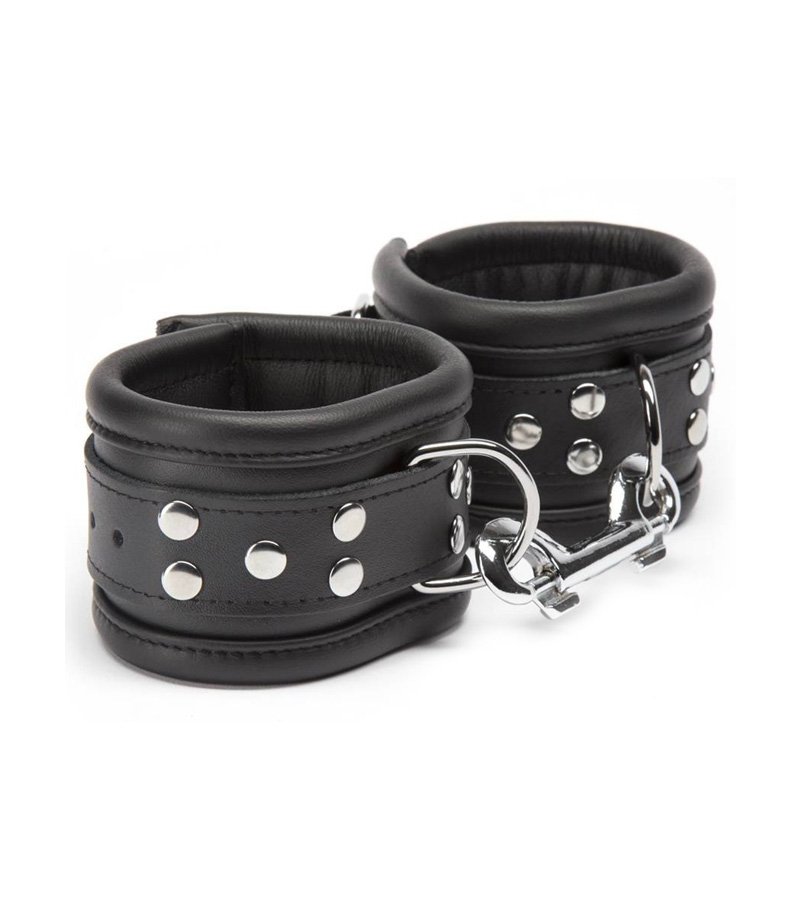 Padded Ankle Cuffs - BLACK/BLACK
