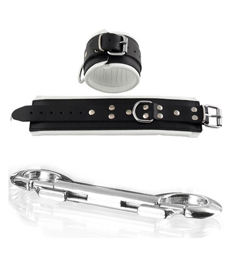 Padded Wrist Cuffs- BLACK/WHITE