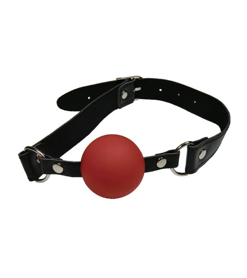 Silicon Rubber Ball Gag-RED