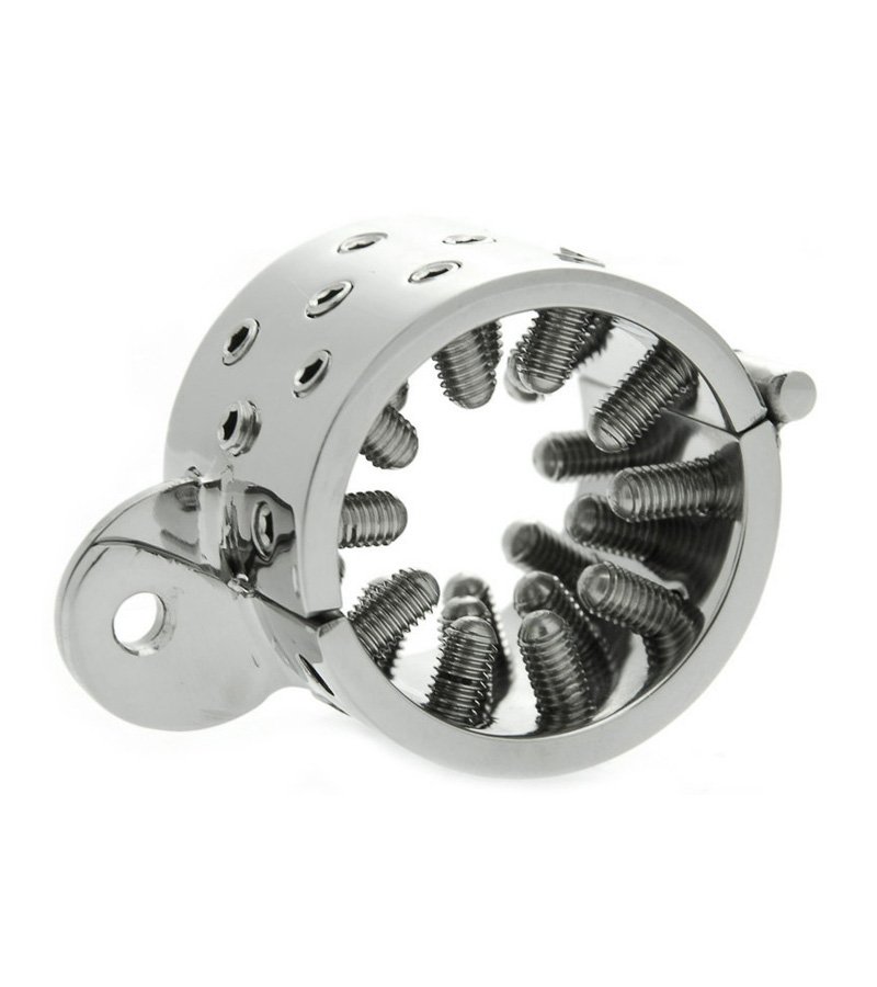Spike Cock and Ball Ring Chastity